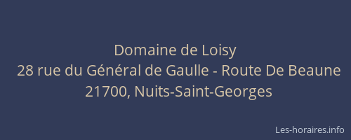 Domaine de Loisy
