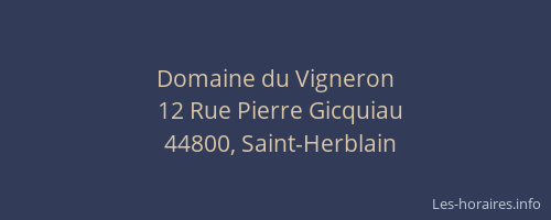 Domaine du Vigneron