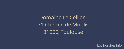 Domaine Le Cellier