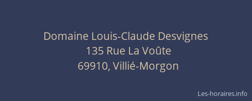 Domaine Louis-Claude Desvignes