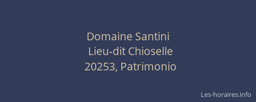 Domaine Santini