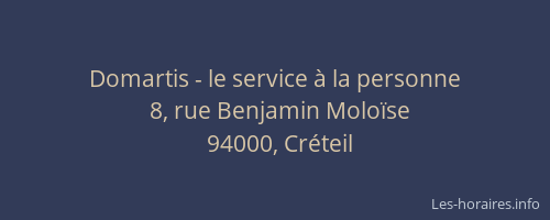 Domartis - le service &agrave; la personne