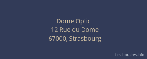 Dome Optic