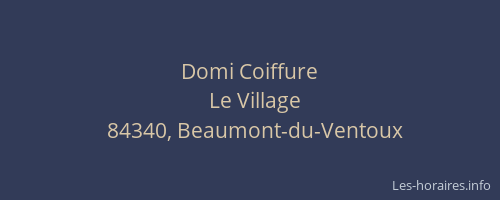 Domi Coiffure