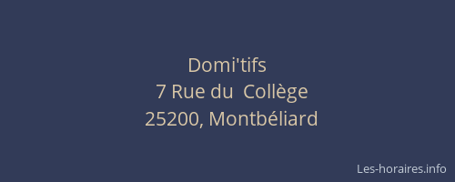 Domi'tifs