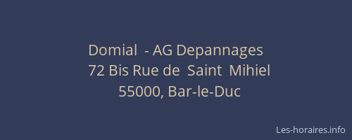 Domial  - AG Depannages
