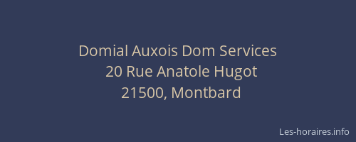 Domial Auxois Dom Services