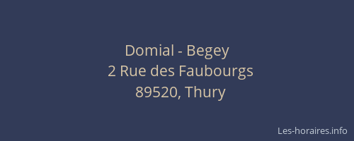 Domial - Begey