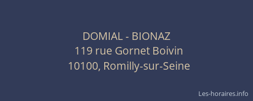 DOMIAL - BIONAZ