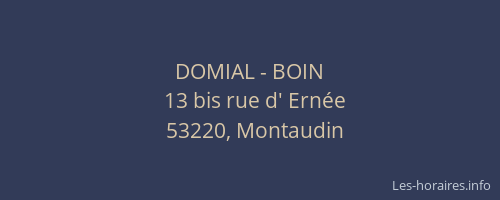 DOMIAL - BOIN