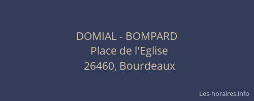 DOMIAL - BOMPARD