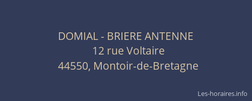 DOMIAL - BRIERE ANTENNE