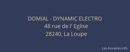 DOMIAL - DYNAMIC ELECTRO