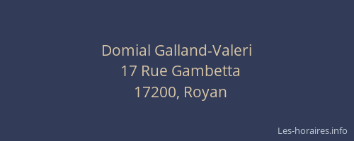 Domial Galland-Valeri