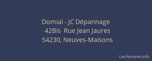 Domial - JC D&eacute;pannage