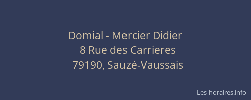 Domial - Mercier Didier