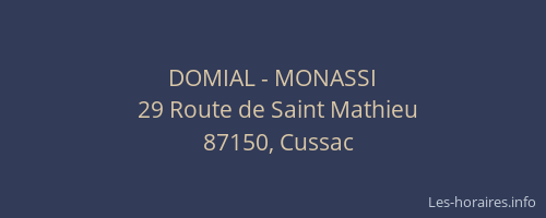 DOMIAL - MONASSI