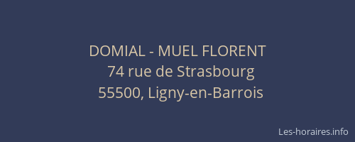 DOMIAL - MUEL FLORENT