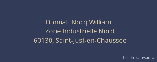 Domial -Nocq William