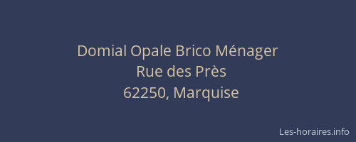 Domial Opale Brico M&eacute;nager