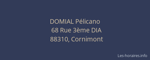 DOMIAL P&eacute;licano