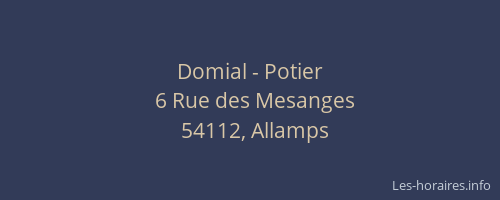 Domial - Potier