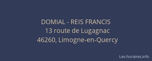 DOMIAL - REIS FRANCIS