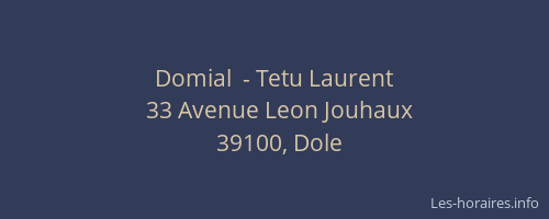 Domial  - Tetu Laurent