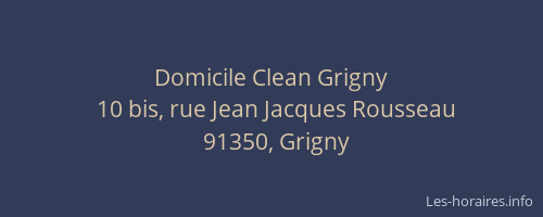 Domicile Clean Grigny