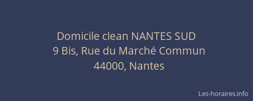 Domicile clean NANTES SUD