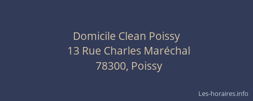 Domicile Clean Poissy