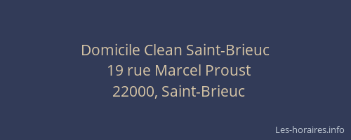 Domicile Clean Saint-Brieuc