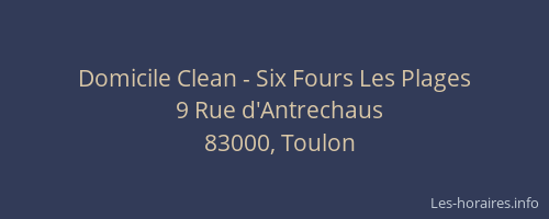 Domicile Clean - Six Fours Les Plages
