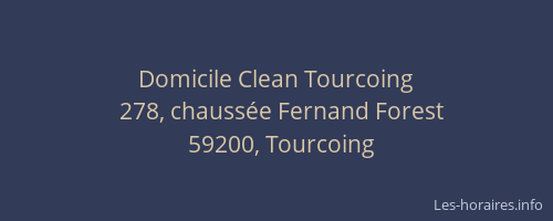 Domicile Clean Tourcoing