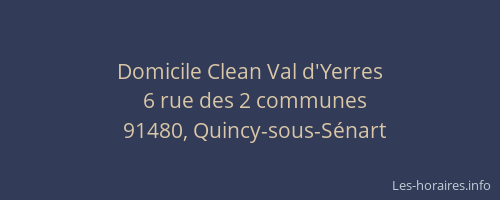 Domicile Clean Val d'Yerres