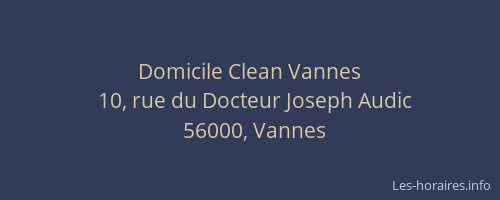 Domicile Clean Vannes