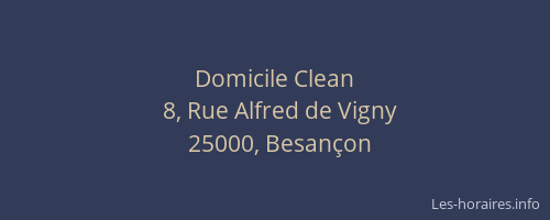 Domicile Clean