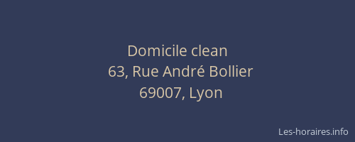 Domicile clean