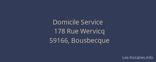 Domicile Service