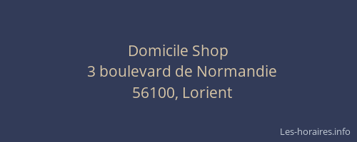 Domicile Shop