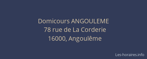 Domicours ANGOULEME
