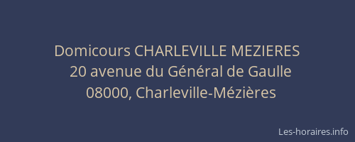 Domicours CHARLEVILLE MEZIERES
