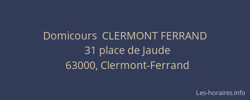 Domicours  CLERMONT FERRAND