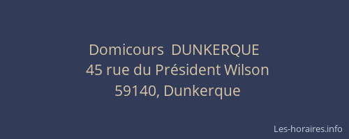 Domicours  DUNKERQUE