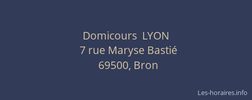 Domicours  LYON