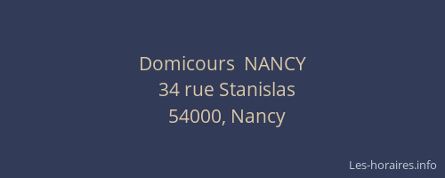 Domicours  NANCY