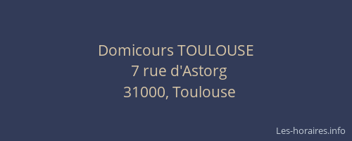 Domicours TOULOUSE