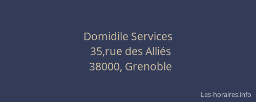 Domidile Services