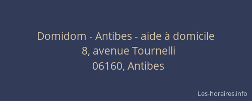 Domidom - Antibes - aide à domicile