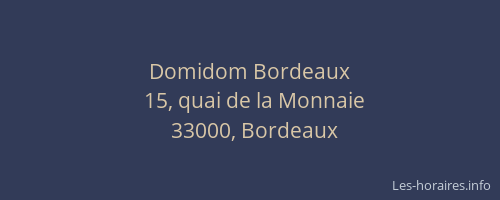 Domidom Bordeaux